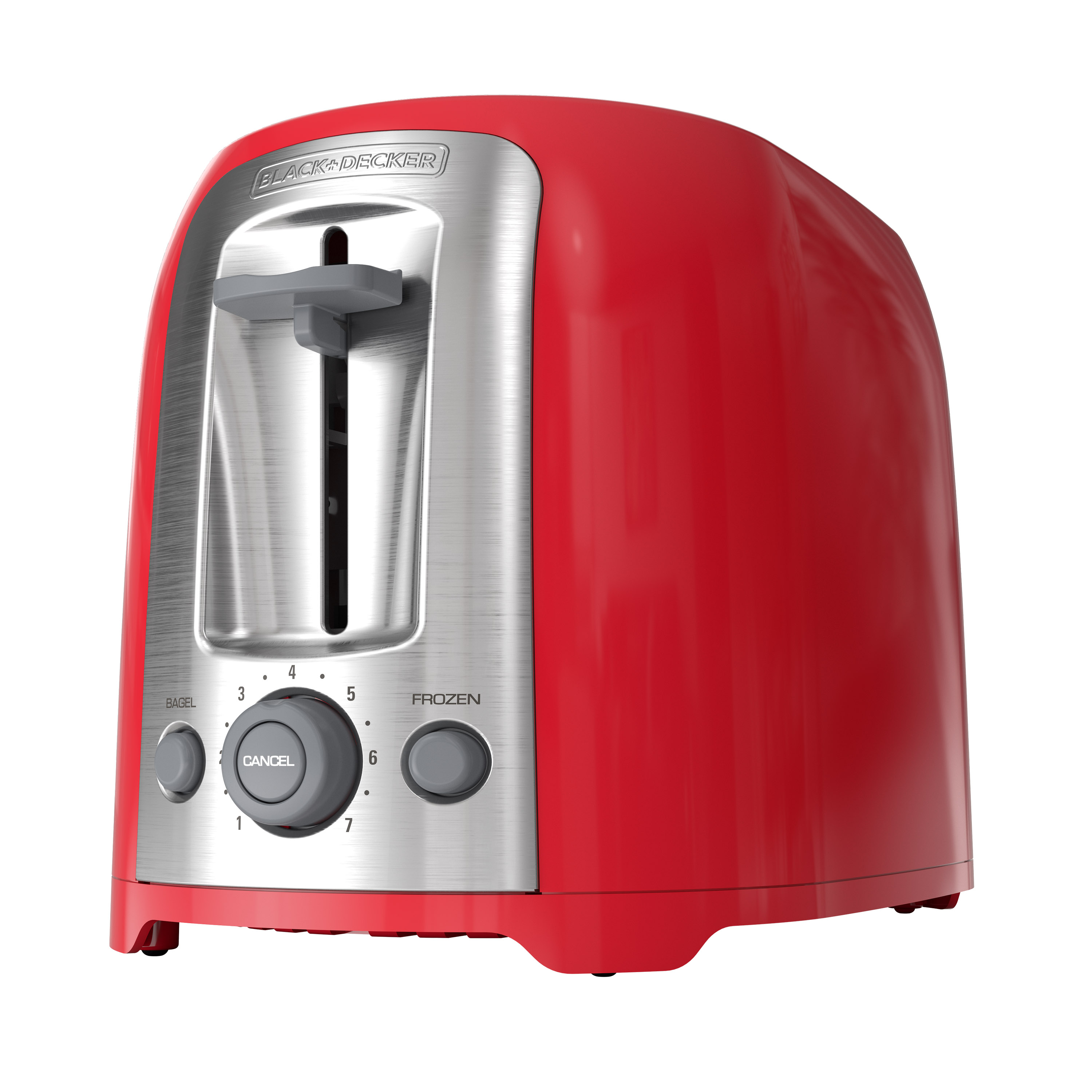 2 Slice Toaster Red BLACK DECKER